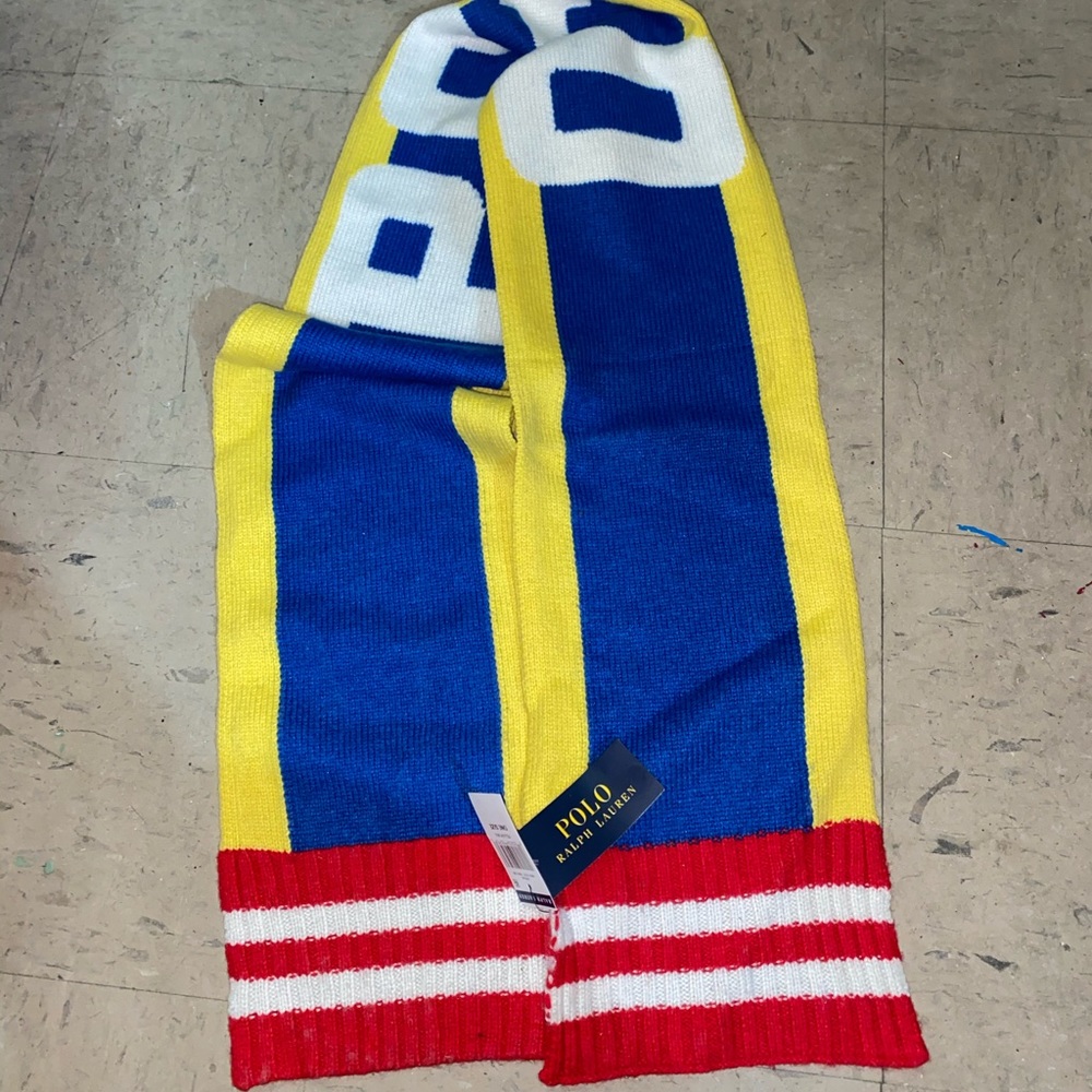 (NWT) 🔥polo Ralph Lauren scarf🔥only one left - Picture 3 of 7